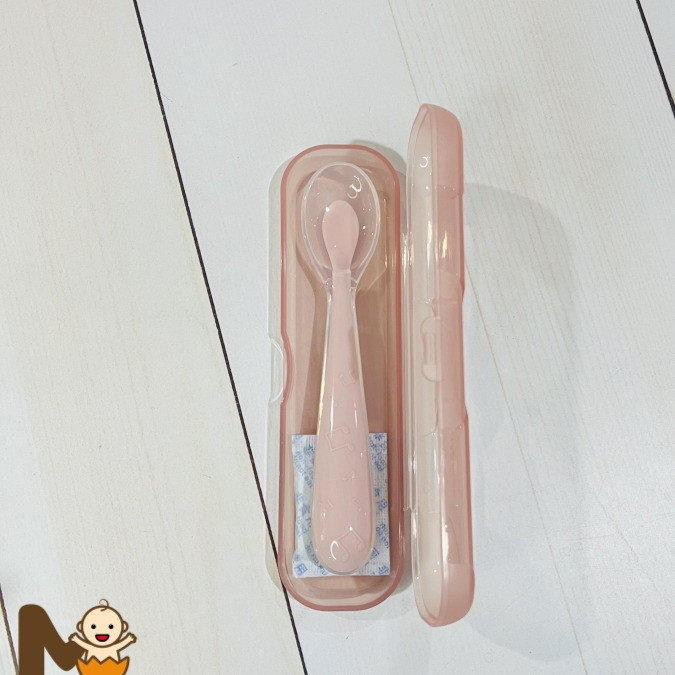 قاشق تک سیلیکونی چرخشی دارای قاب