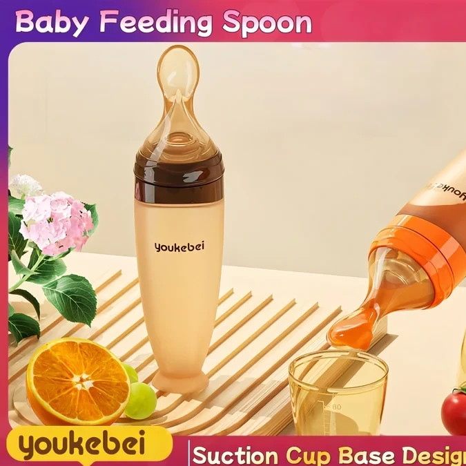 قاشق سرلاک خوری سیلیکونی برند Youkebei