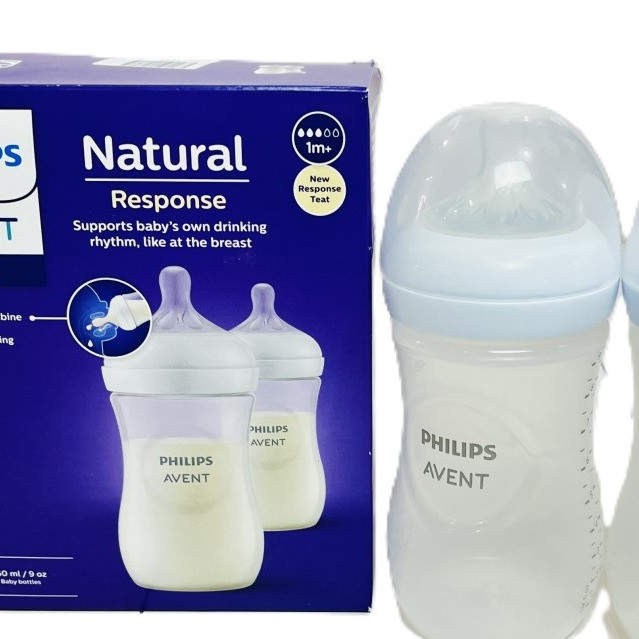 شیشه شیر نچرال اونت 260 میل دو عددیPhilips Avent