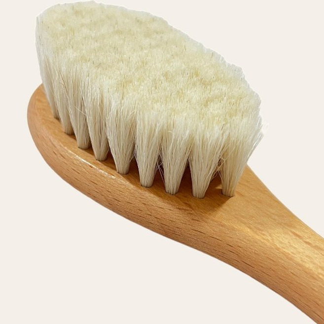 ست شانه و برس چوبی کودک وارداتی لوزان بیبی مجموعه 3 عددی