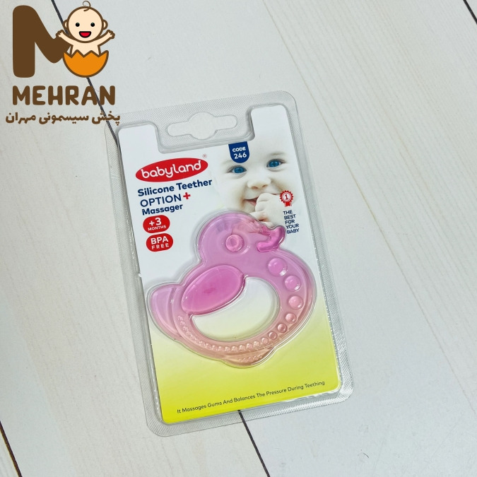 دندان گیر سیلیکونی بیبی لند