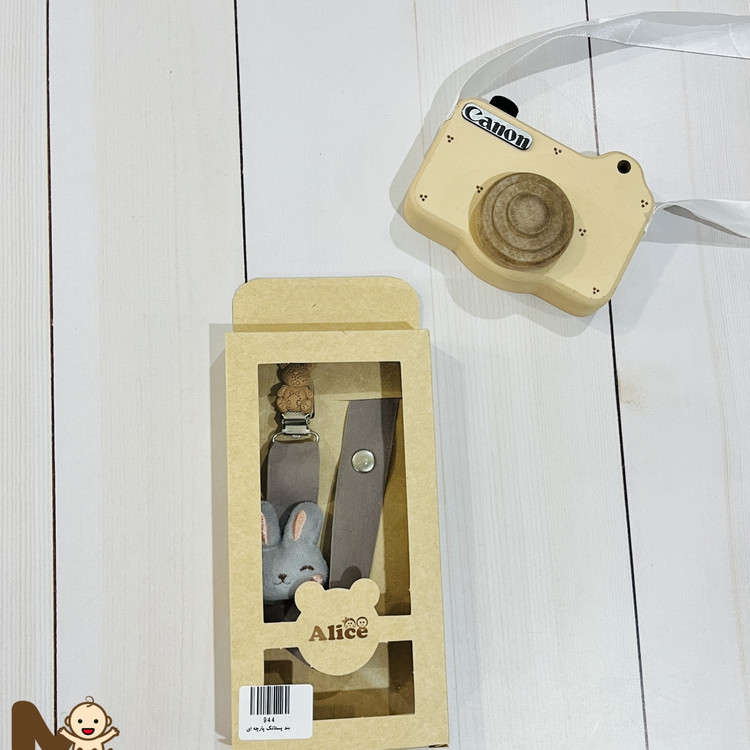 بند پستانک پارچه ای جعبه ای