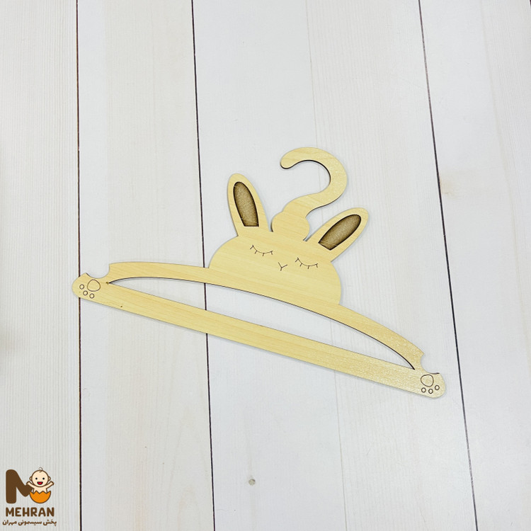 چوب لباسی چوبی فانتزی 10 عددی